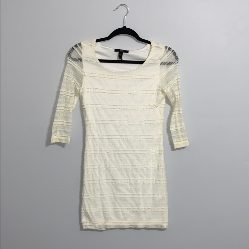 Cream Lace Dress